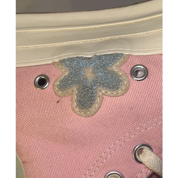 Converse Chuck 70 Hi x Golf Le Fleur Tyler The Creator Pink Chenille Unisex 9/11 - Picture 9 of 16